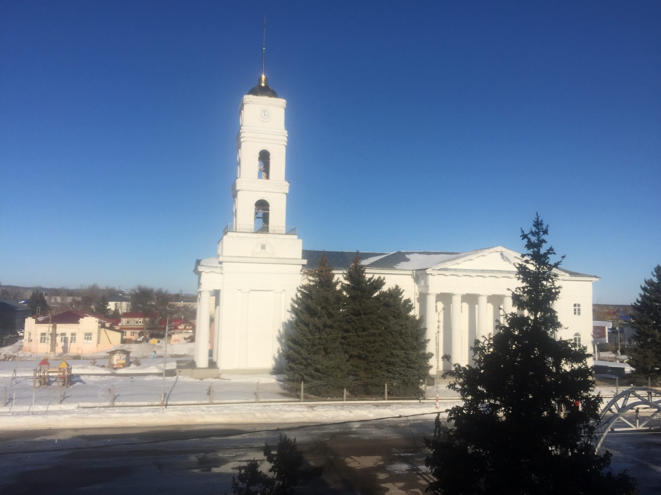 В Марксе морозно и пасмурно  "Объектив" новости г. Маркса